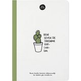 Keskin Hisli Şeyler 14X20 64 Yp.çiz.ciltli Defter Beni Seven De Dikenime Katlansın - Renkli