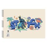 Keskin Lilo & Stitch Spiralli Resim Defteri 17x25 cm 15 Yaprak 300115-14 - Çok Renkli - Standart