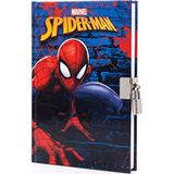 Keskin Marvel Spider-Man Kilitli Günlük Defter – Sert Kapak Metal Kilitli - NO 1