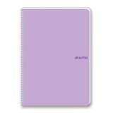Keskin Pastel Spiralli Defter A4 Çizgili 60 Yaprak ( 327711)