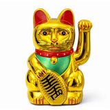 Keskin Pilli Sallanan Şans Kedisi - Maneki Neko