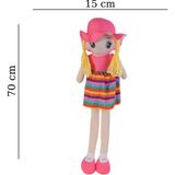 Keskin Sound 70 cm Safinaz Bez Bebek - Pembe