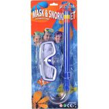 Keskin Sound Bermuda Kartela Maske Snorkel Set - Mavi