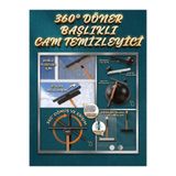 Keskon 360 Pencere Temizleyici 3’lü Set – Mop ve Çekpas | Pratik ve Hızlı Cam Temizleme Aracı