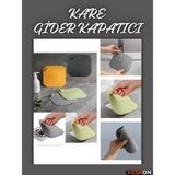 Keskon Kare Silikon Gider Kapağı | Kötü Koku Önleyici Lavabo Tıpası | Banyo, Mutfak ve Balkon - 1 Adet