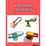 Keskon Kavanoz ve Şişe Açacağı | Çok Amaçlı Kapak Açıcı | Pratik Mutfak Yardımcısı - Çok Renkli