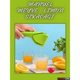 Keskon Pratik Manuel Meyve Sıkacağı – Limon, Portakal ve Nar Için Kolay Kullanımlı Sıkacak - Yeşil