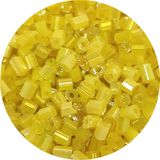 Kesme Cam Boncuk 2mm - 20 Gram - Koyu Sarı -BNC337
