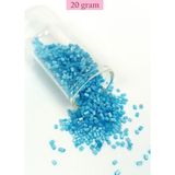 Kesme Cam Boncuk 2mm - 20 Gram - Mat Mavi -BNC338