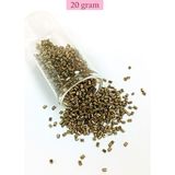 Kesme Cam Boncuk 2mm - 20 Gram - Metalik Sarı -BNC342