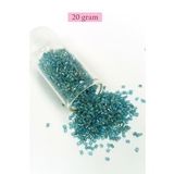 Kesme Cam Boncuk 2mm - 20 Gram - Şeffaf Çam Yeşili -BNC332