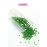 Kesme Cam Boncuk 2mm - 20 Gram - Şeffaf Yeşil -BNC307