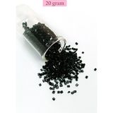 Kesme Cam Boncuk 2mm - 20 Gram - Siyah -BNC312