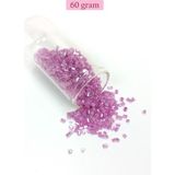 Kesme Cam Boncuk 2mm - 60 Gram - Şeffaf Eflatun - BNC359