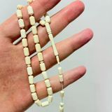 Kesme Fildişi Tesbih 11,40 Gram - Koleksiyonluk Fil Dişi Tespih (F037)