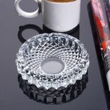 Kesme Lüx Küllük - 2 Li Cam Kül Tablası Yuvarlak 12,5 Cm.