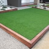 Kesme Suni Yapay Çim Halı 7 mm Balkon Teras Bahçe Dekoratif Kaymaz 80x80 cm
