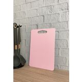 Kesme Tahtası Plastik Pembe 21x31 Cm