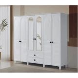 Kestel Mdf 6 Kapılı Dolap Beyaz