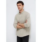 Keten Karışımlı Yeşil Tencel TM Liyosel Gömlek Regular Fit/Normal Kesim 0211482-70333