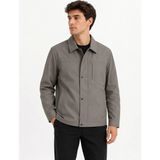 Keten Mevsimlik Ceket - XL - Füme