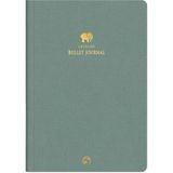 Keten Noktalı Fil Bullet Journal Defter - Yeşil - Standart