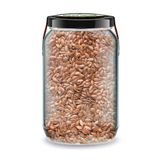 Keten Tohumu Bi Kavanoz 660 cc. Cam Kavanozda Saf Katkısız Taze Öğütülmemiş Keten Tohumu Flaxseed