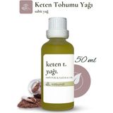 Keten Tohumu Yağı 50 ml – Bitkisel İçerikli Cilt Bakım Yağı