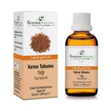 Keten Tohumu Yağı Soğuk Sıkım 50 ml%100 Saf ve Doğal Flax Seed Carrier Oil