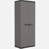 Keter Piu 3 Raflı Çok Amaçlı 166x68x39 cm Gri Plastik Dolap