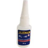 Ketlok Pl-40 Plastik&kauçuk Yüzeyler Içın Düşük Yoğunluk Hızlı Yapıştırıcı - 1 Adet