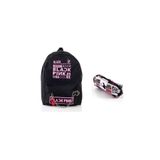 ketnez Blackpink Piercing Zincirli Sırt Okul Çantası Ve Kalemlik Set BLACKPİNK_ÇANTA_KALEMLİK_SET