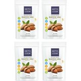 KetoCook Ketojenik Badem Unu ( Almond Flour ) Quadro Avantajlı Set 300 gram X 4 Adet - 1,2 kg
