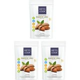 KetoCook Ketojenik Badem Unu ( Almond Flour ) Trio Avantajlı Set 300 gram X 3 Adet - 900 gr