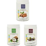 KetoCook Ketojenik Glutensiz Badem Unu 1500 Gr+hindistan Cevizi Unu 1000+keçiboynuzu Unu 1500 Gr - 1,5 kg