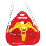 Kette Toys Mavi Kırmızı Renk Ipli Kemerli Koruyuculu Salıncak