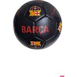 Keufman Lisanslı Tam Kadro Imzalı Barça Fc Barcelona 4 Astarlı El Dikişli 400 gr Futbol Topu No:5 Tüm Zemin - Siyah