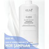 Keune Care Silver Savior Shampoo 1000 ml Mor Şampuan