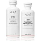 Keune Keratin Smooth 300 ml Şampuan + Keratin Smooth 250 ml Saç Kremi