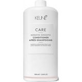 Keune Keratin Smooth Condıtıoner 1000 ml Besleyici Bakım Kremi Kuru Saçlar İçin Yumuşaklık ve Parlaklık Sağlar