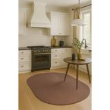 KEVLİNE Home Modern Dekoratif Halı Kaymaz Taban Yıkanabilir Salon Halısı Yuvarlak Halı
