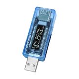Keweisi Voltmetre Ampermetre USB Şarj Kapasitesi Test Cihazı
