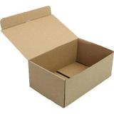 Key Market 25x16x10 cm Boş Karton Kutu Toptan Taşıma Kolisi Kutu Ambalaj Tek Oluklu Koli 100 Adet