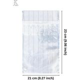 Key Market 50 Adet-Paket 21x23 cm Airpack Ambalaj Torbası Airbag Havalı Poşet Dayanıklı Paketleme