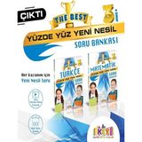 Key Yayınları 3. Sınıf The Best Matematik & Türkçe Yüzde Yüz Yeni Nesil Soru Bankası