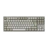 Keychron C1 Pro 8K, Klasik Tkl (%80) Düzenine Ve Qmk Desteği, Pbt Tuş Kapakları, 8000 Hz, Super Red Switch Kablolu Özel Beyaz Mekanik Klavye (C1
