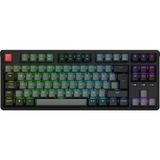 Keychron C3 Pro 8K, klasik TKL (%80) düzenine ve QMK desteği, PBT tuş kapakları, Super Brown Switch 8000 Hz Kablolu Özel Siyah Mekanik Klavye (C3PX-H3-TR)