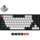 Keychron K2 Kablosuz Mekanik Oyuncu Klavyesi-Hot-Swappable-Rgb -Bluetooth 5.1-Multitasking-Gateron G Pro Blue Switch-Alüminyum Çerçeve -(Version 2) - Siyah
