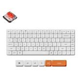 Keychron K3 Max Red Brown Qmk/Vıa %75 Low Profile Gateron Brown Switch Rgb Kablosuz Hotswap Mekanik Türkçe Beyaz (K3m-Q3-Tr) Klavye