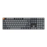 Keychron K5M-H1-TR Max %100 RGB Kırmızı Switch Kablosuz Mekanik Karbon Klavye siyah